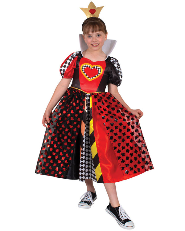 Disney Queen of Hearts Deluxe Girls Costume