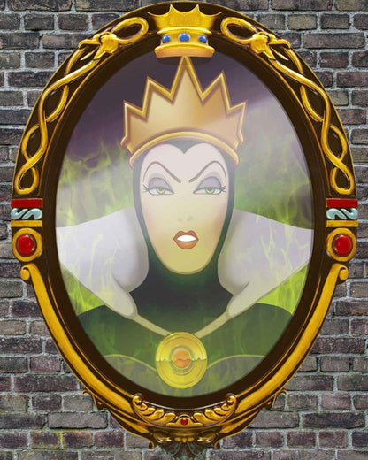 Disney Villains Reveal Snow White Mirror Halloween Animatronic