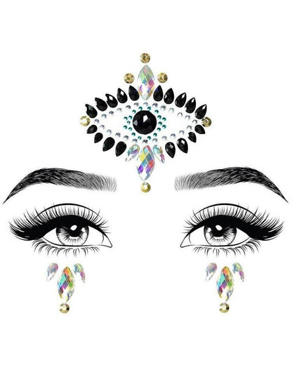 Divinity Face Jewels Sticker and Body Glitter Set