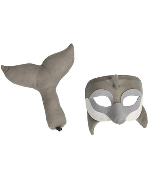 Dolphin Animal Mask and Tail Set