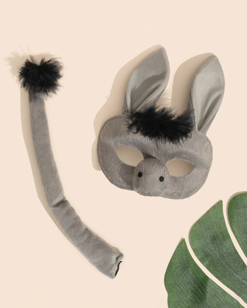 Donkey Deluxe Mask and Tail Set