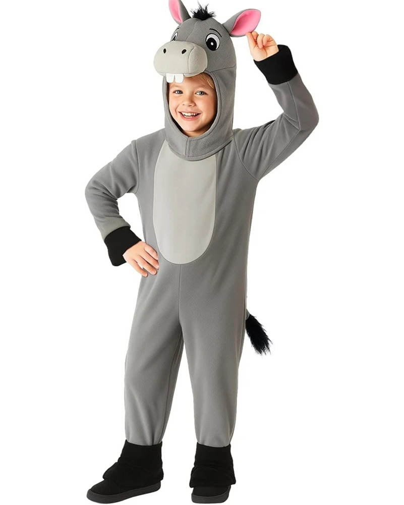 Donkey Jumpsuit Kids Costume