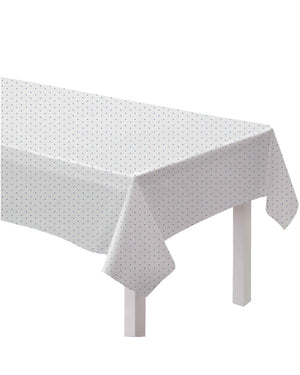 Dot Paper Tablecover Bright Royal Blue 137cm x 274cm