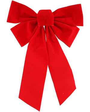 Christmas Red Double Bow 41cm