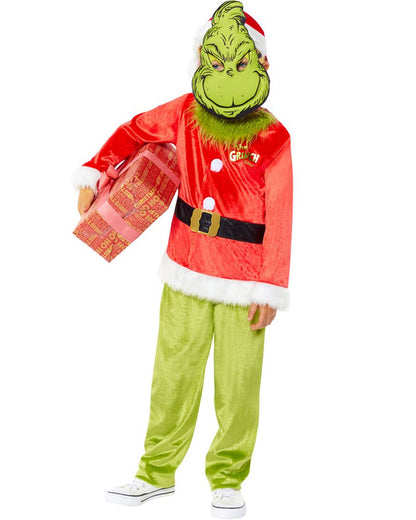Dr Seuss The Grinch Classic Kids Christmas Costume