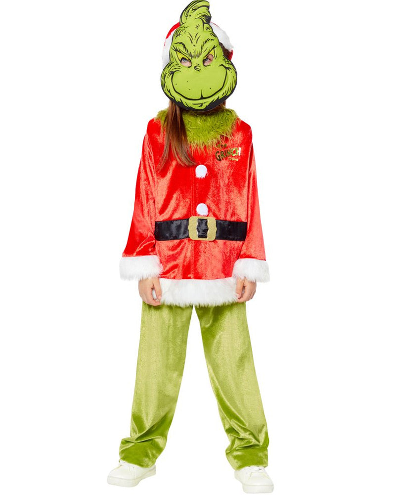 Dr Seuss The Grinch Classic Kids Christmas Costume