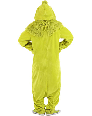 Dr Seuss The Grinch Jumpsuit Adult Christmas Costume