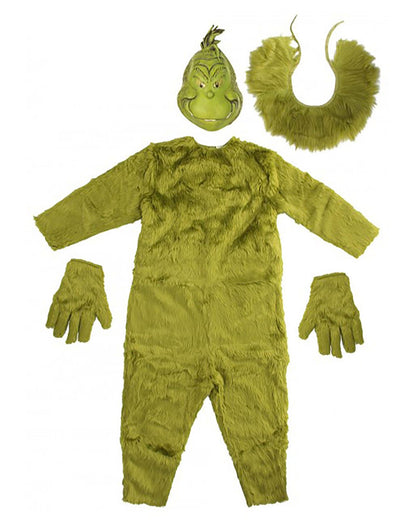 Dr Seuss The Grinch Premium Jumpsuit Mens Christmas Costume