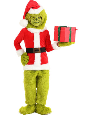 Dr Seuss The Grinch Santa Premium Toddler Kids Christmas Costume