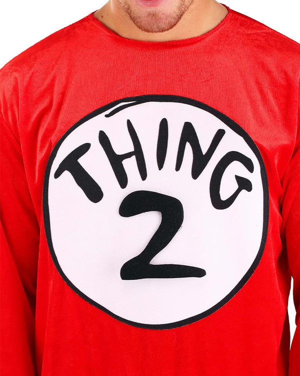 Dr Seuss Thing 1 or 2 Adult Costume