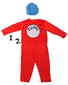 Dr Seuss Thing 1 or 2 Adult Plus Size Costume
