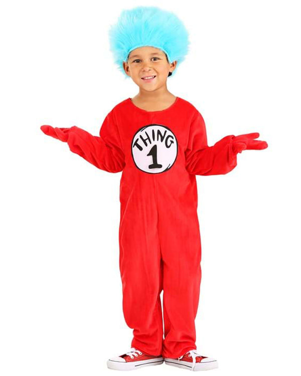Dr Seuss Thing 1 and 2 Deluxe Toddler Costume