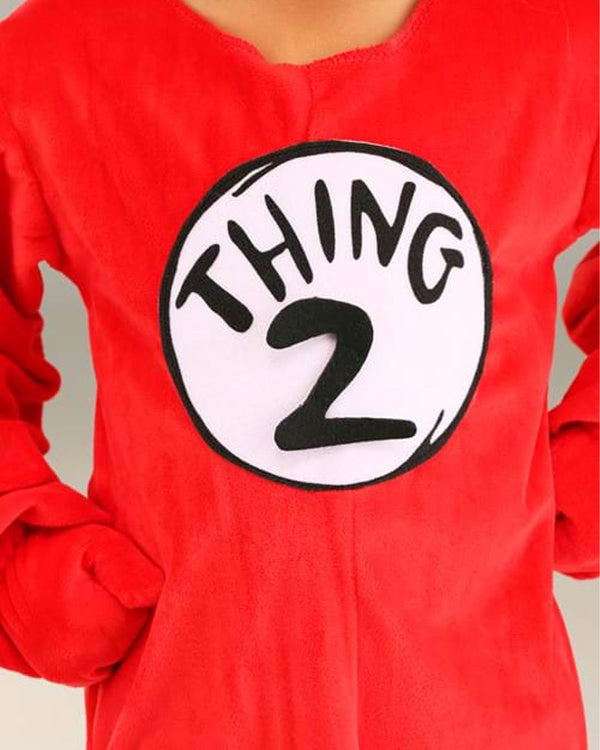 Dr Seuss Thing 1 and 2 Deluxe Toddler Costume