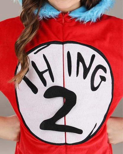 Dr Seuss Thing 1 and 2 Jumpsuit Kids Costume