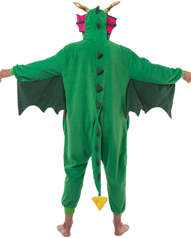 Dragon Hooded Adult Jumpsuit