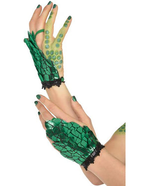 Green Dragon Scale Glovettes