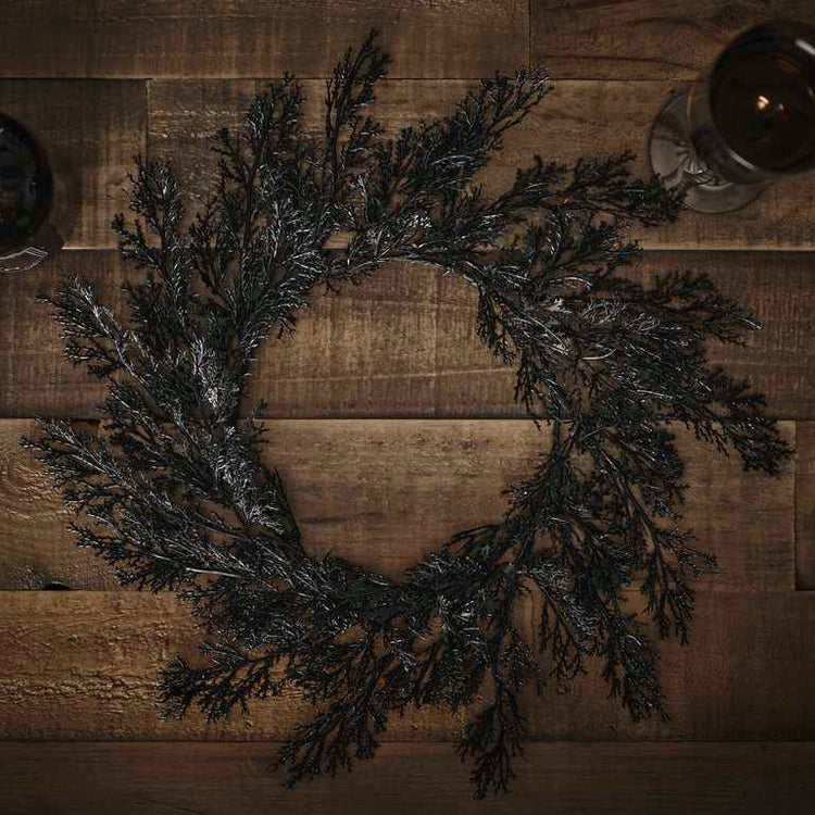Deadly Soiree Black Foliage Table Placemats Pack of 4
