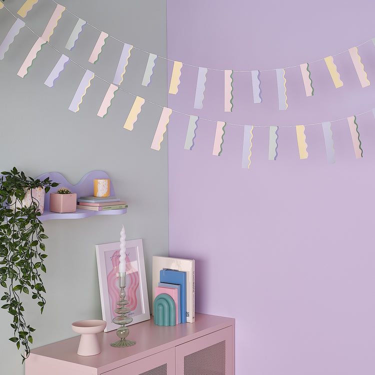 Pastel Wave Pastel Garland