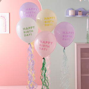 Pastel Wave Balloon Bundle