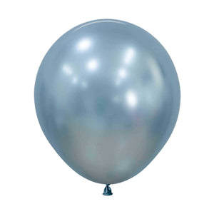 Sempertex 45cm Silk Arctic Blue Latex Balloons 839 Pack of 6