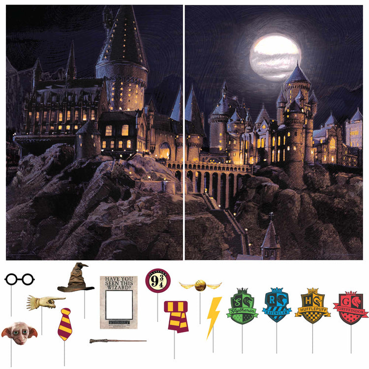 Harry Potter Castle 2m Scene Setter with Props