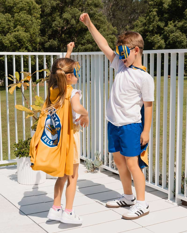 NRL Eels Supporter Kids Cape