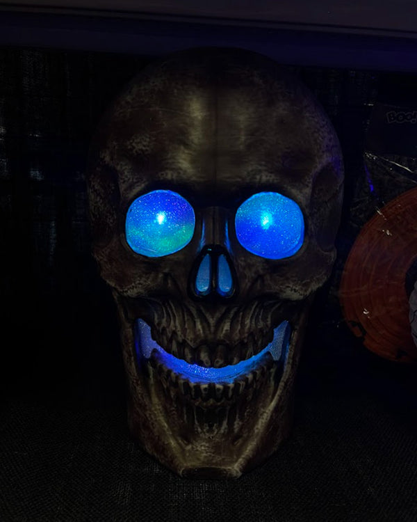 Eerie Skull Lantern Decoration 30cm