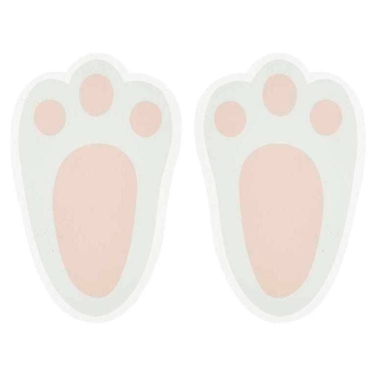 Eggciting Easter Bunny Footprint Floor Stickers