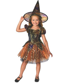 Elegant Witch Girls Halloween Costume