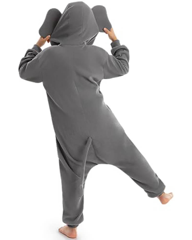 Elephant Hooded Jumpsuit Kids Costume