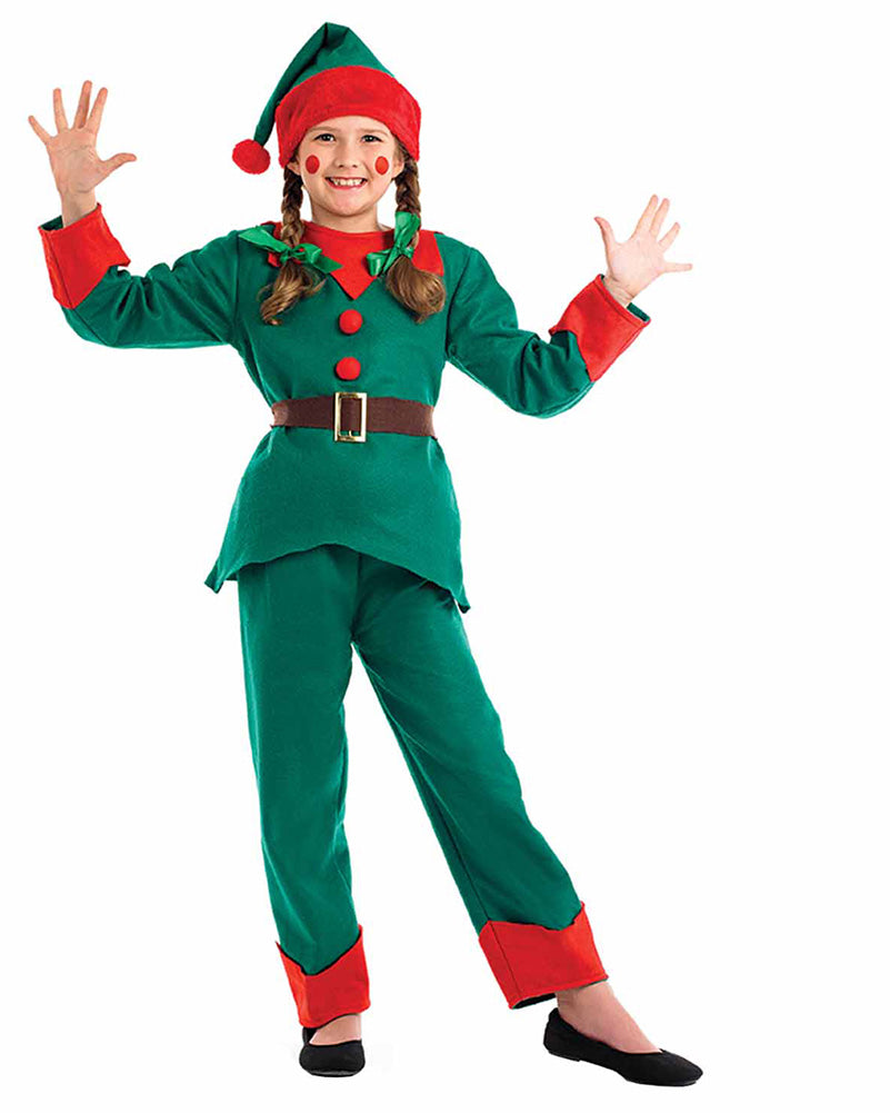 Elf Kids Christmas Costume