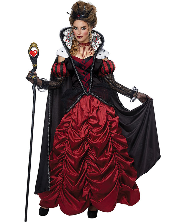 Elite Dark Queen of Hearts Womens Costume