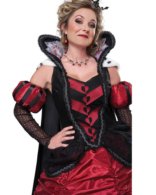 Elite Dark Queen of Hearts Womens Costume