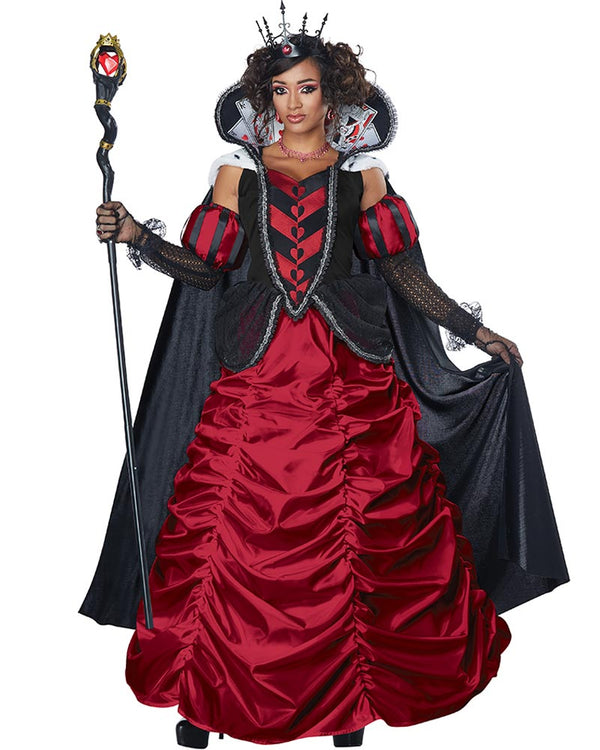 Elite Dark Queen of Hearts Womens Costume