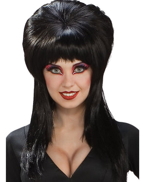 Elvira Black Beehive Wig