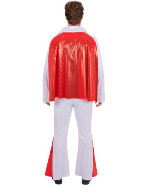 Elvis White Jumpsuit Mens Costume