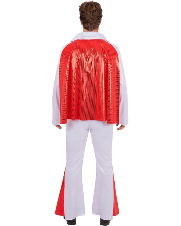 Elvis White Jumpsuit Mens Costume