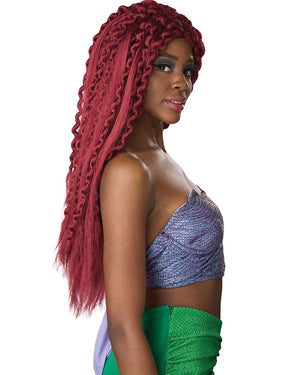Enchanted Mermaid Long Red Curly Wig