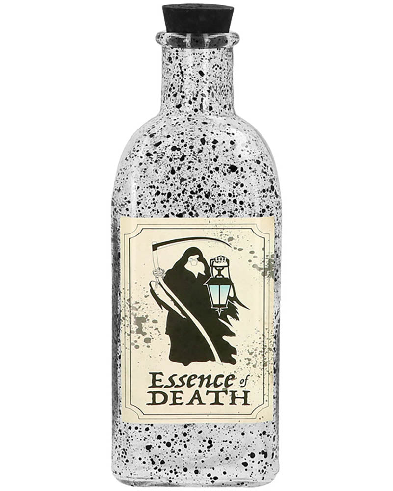 Essence of Death Glass Bottle Prop 19.5cm