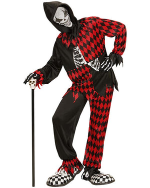 Evil Jester Boys Costume