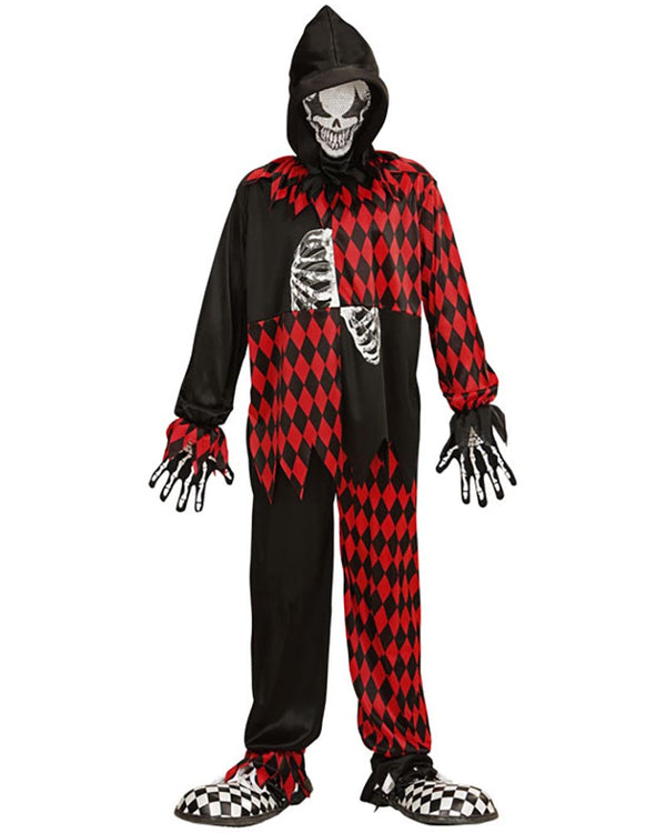 Evil Jester Boys Costume