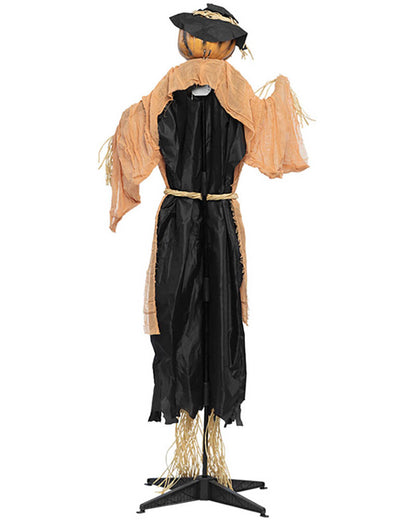 Evil Pumpkin Standing Animated Halloween Decoration 1.9m