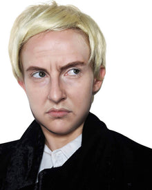 Evil Wizard Boy Deluxe Short Blonde Wig