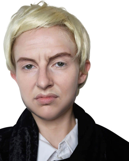 Evil Wizard Boy Deluxe Short Blonde Wig
