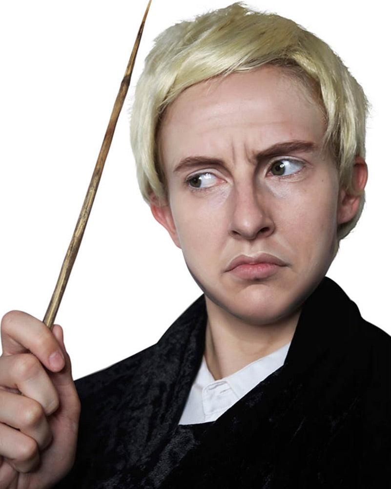 Evil Wizard Boy Deluxe Short Blonde Wig
