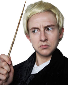 Evil Wizard Boy Deluxe Short Blonde Wig