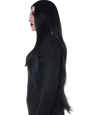 Extra Long Black Wig