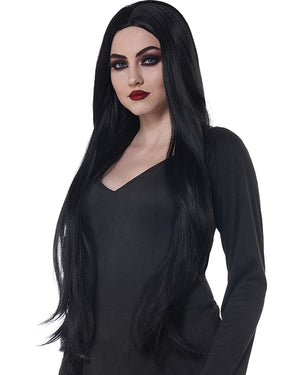Extra Long Black Wig