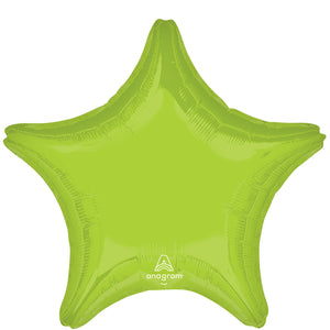 45cm Standard Star XL Vibrant Green Foil Balloon