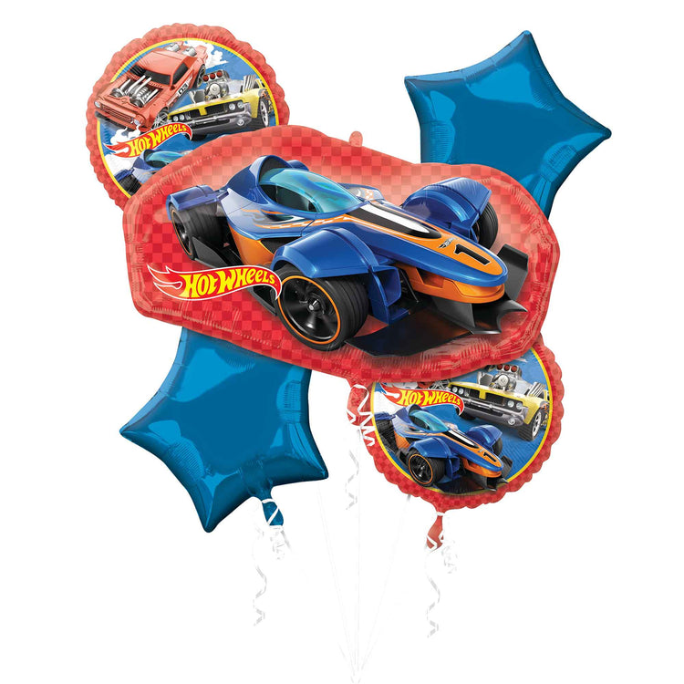 Bouquet Hot Wheels Foil Balloon